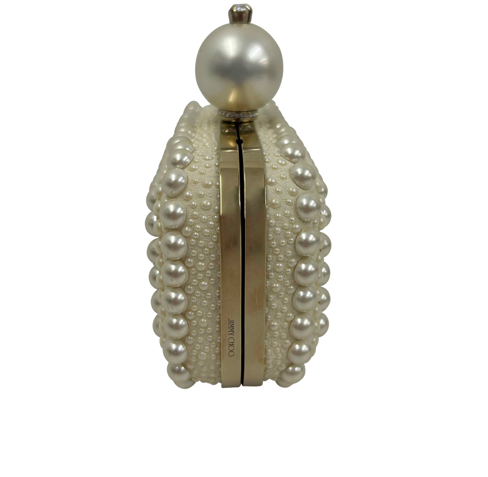 Micro Cloud, 490&euro;, Bolso, Perla, Cuero - Ante, Vista lateral